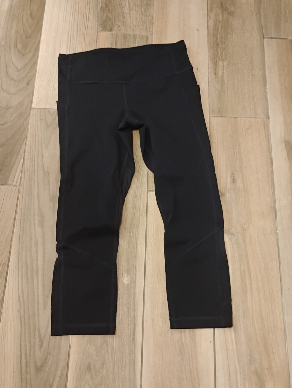Lululemon Rival Pace Crop Athletic Tights Leggings Sz 6 Navy Blue
